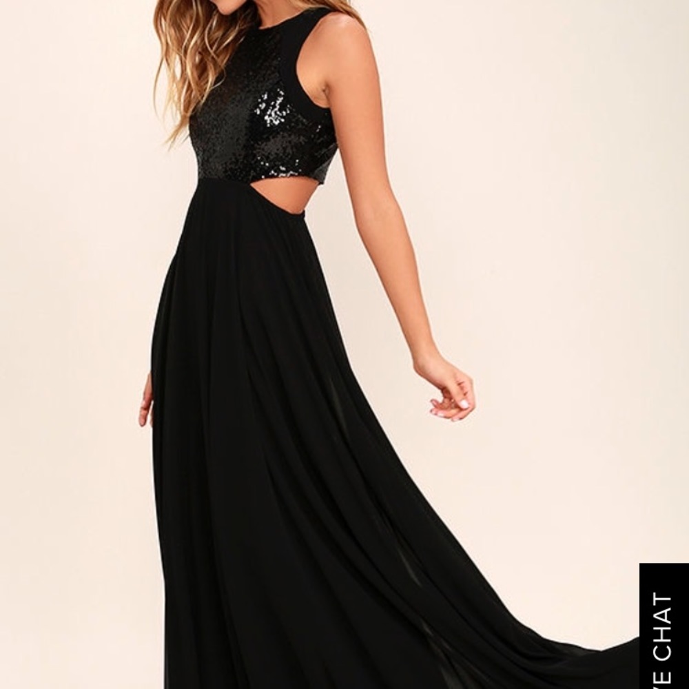 Lulus Formal Black Maxi